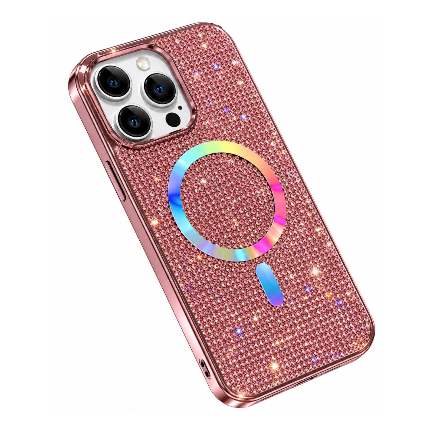Coque iPhone Magnétique Strass – Brillante & Antichoc