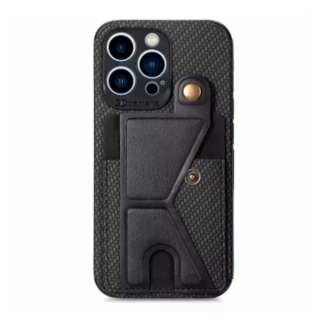 Coque iPhone Portefeuille – Porte-Cartes, plaque caméra & Antichoc